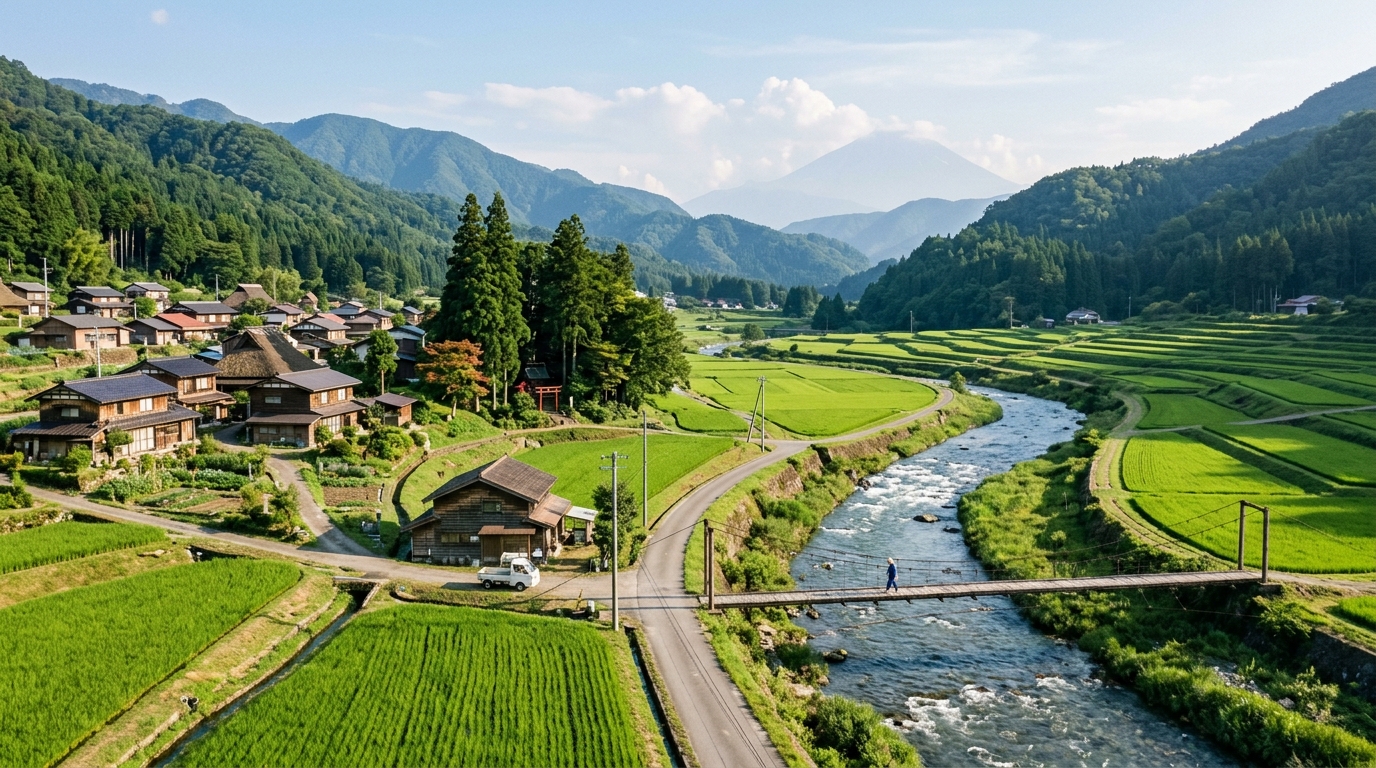 Rural Living homes in Japan