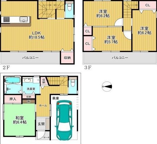 Used detached house in Tatsumi-Nishi 3-chome, Ikuno-ku &mdash; photo 2
