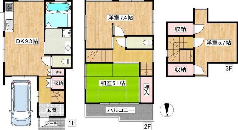 Hinoguchi-cho 2 (Mondoyakujin Station) 22.8 million yen &mdash; photo 2