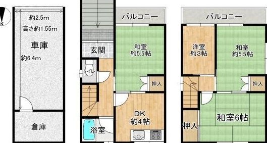 Sangenya Nishi 3 (Taisho Station) 14.8 million yen &mdash; photo 2