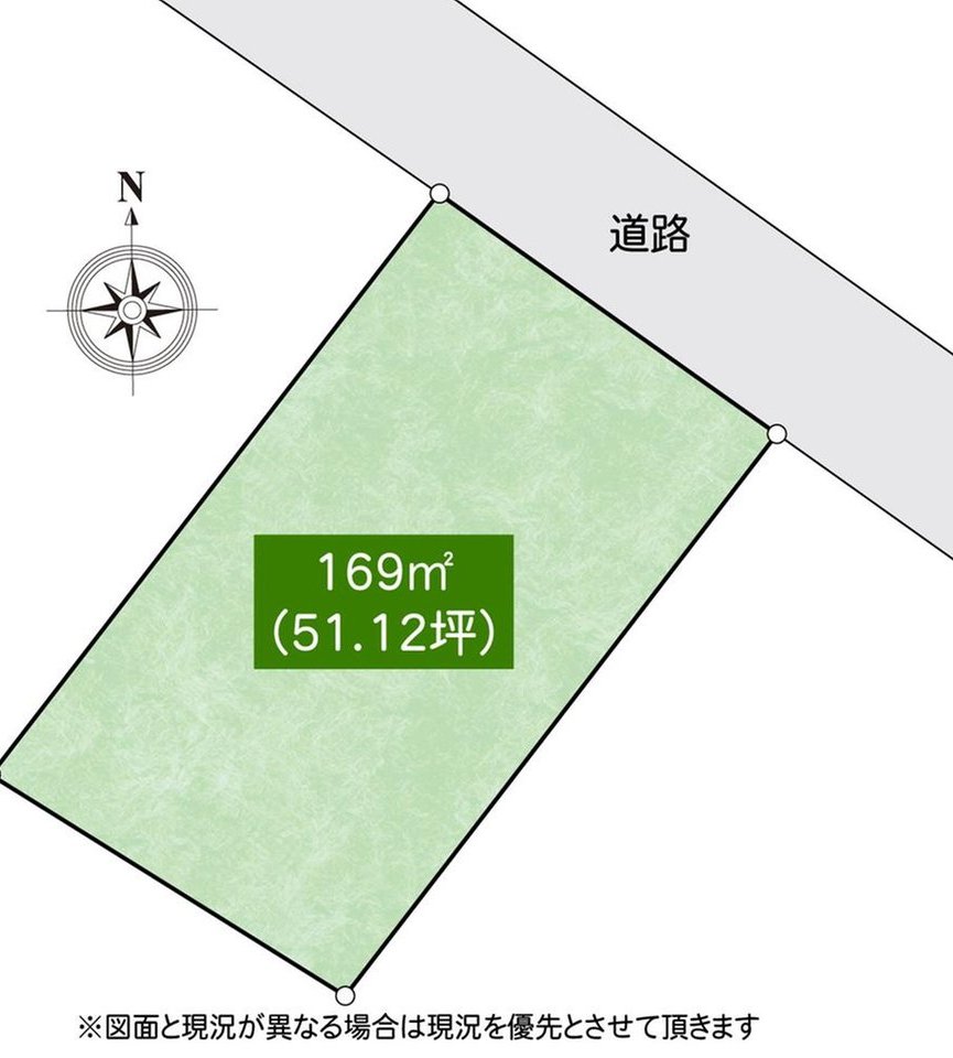 An outdoor-like living environment with a spacious 51-tsubo (approx. 162 sq m) plot of land - build with your preferred house builder. &mdash; photo 2