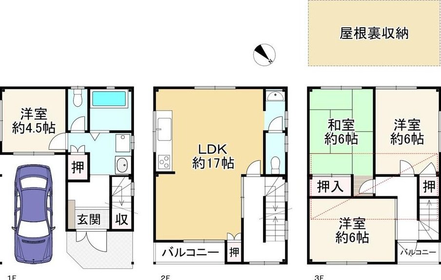 Daido-Minami 1 (Daidō-Toyosato Station) 23.8 million yen &mdash; photo 2