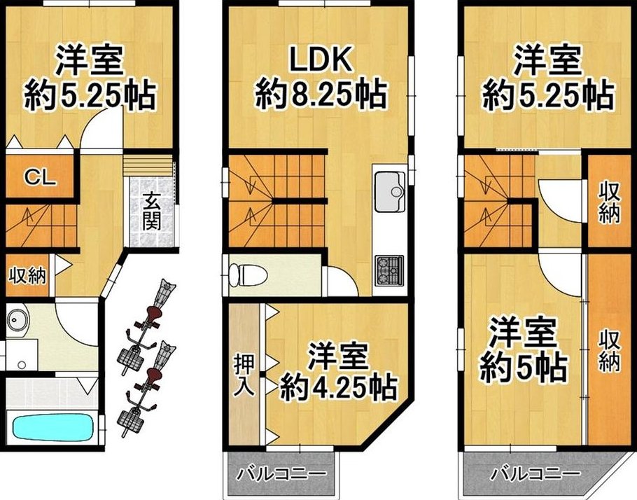 Kasugade Minami 2 (Chidoribashi Station) 24.5 million yen &mdash; photo 2