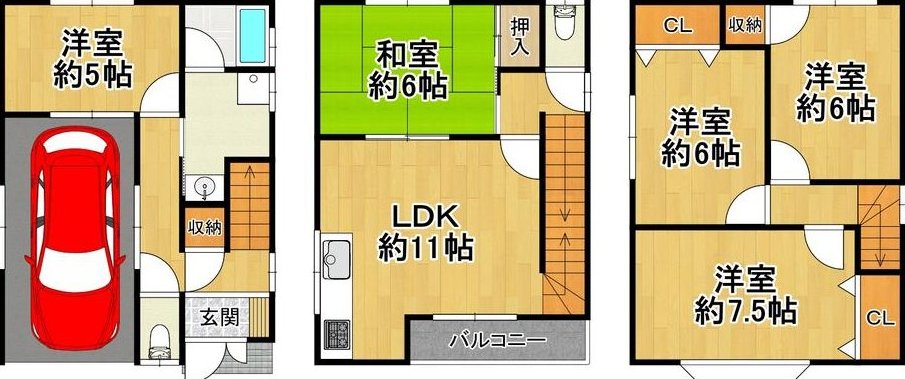 Used detached house · 5LDK in Osaka &mdash; photo 4