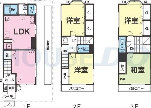 Used detached house in Shinonome-dori 2-chome &mdash; photo 2
