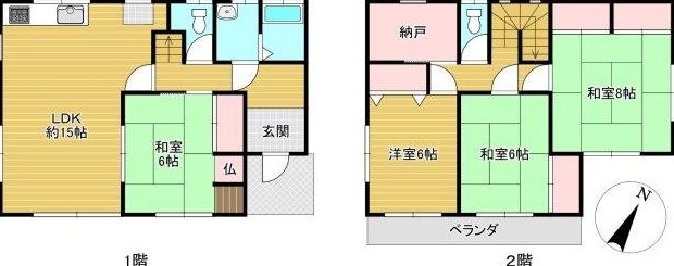 4SLDK in Fujisaki, Naka Ward, Okayama City &mdash; photo 2